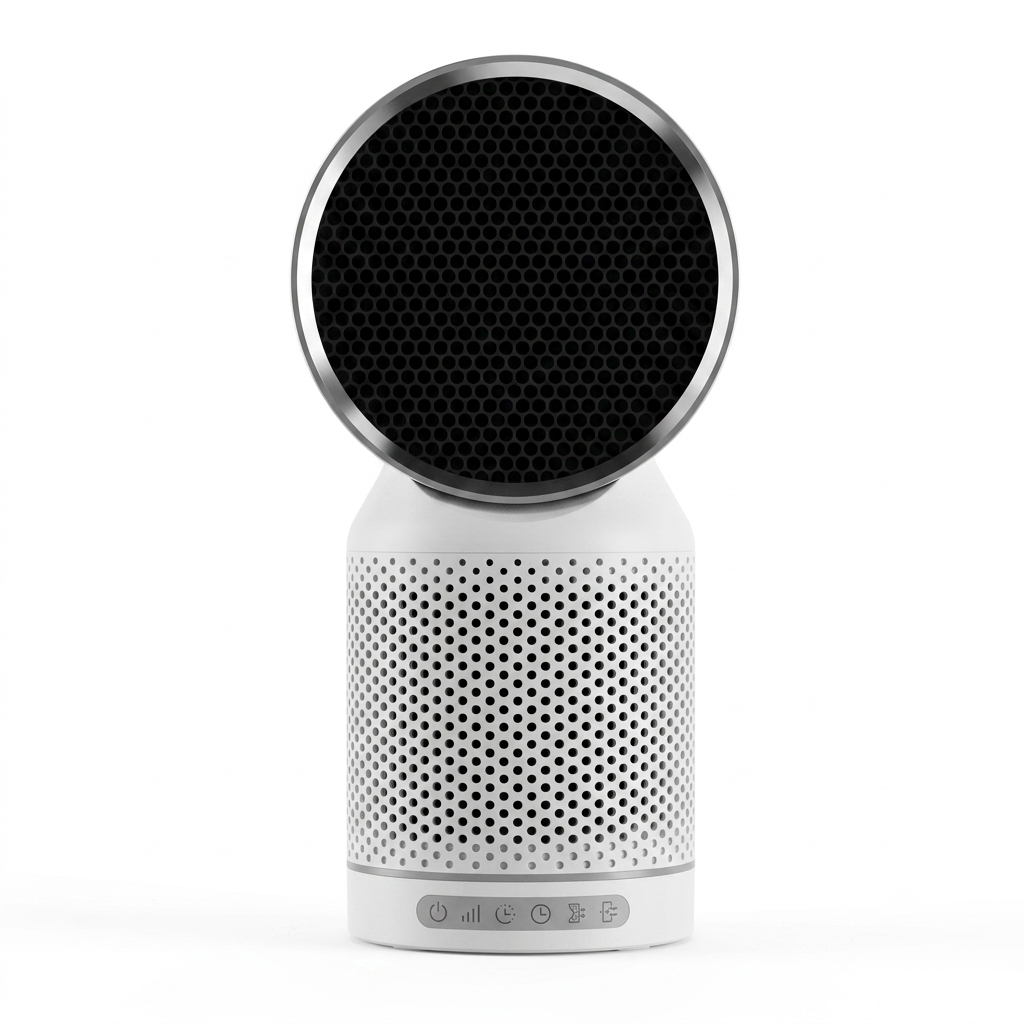 Purificateur d'air portable intelligent de bureau avec ions négatifs, purificateur silencieux de désinfection domestique pour la maison et le bureau