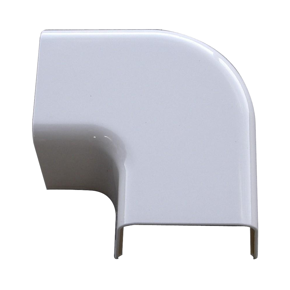 Angle apparent coude pour goulotte 80 x 60 mm