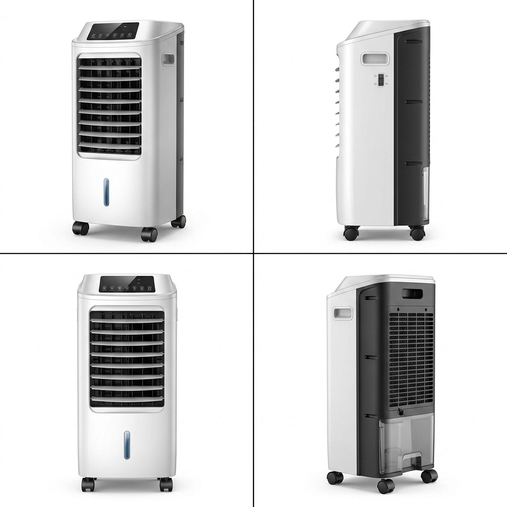 Haier-Climatiseur domestique sans lame, petit ventilateur de refroidissement, humidification indispensable